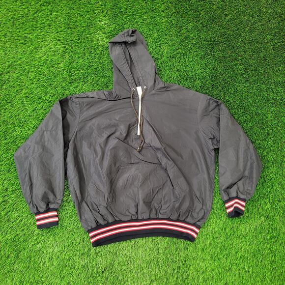 Vintage 60s Varsity Windbreaker XL 27x27 Anorak Baggy - Picture 1 of 16